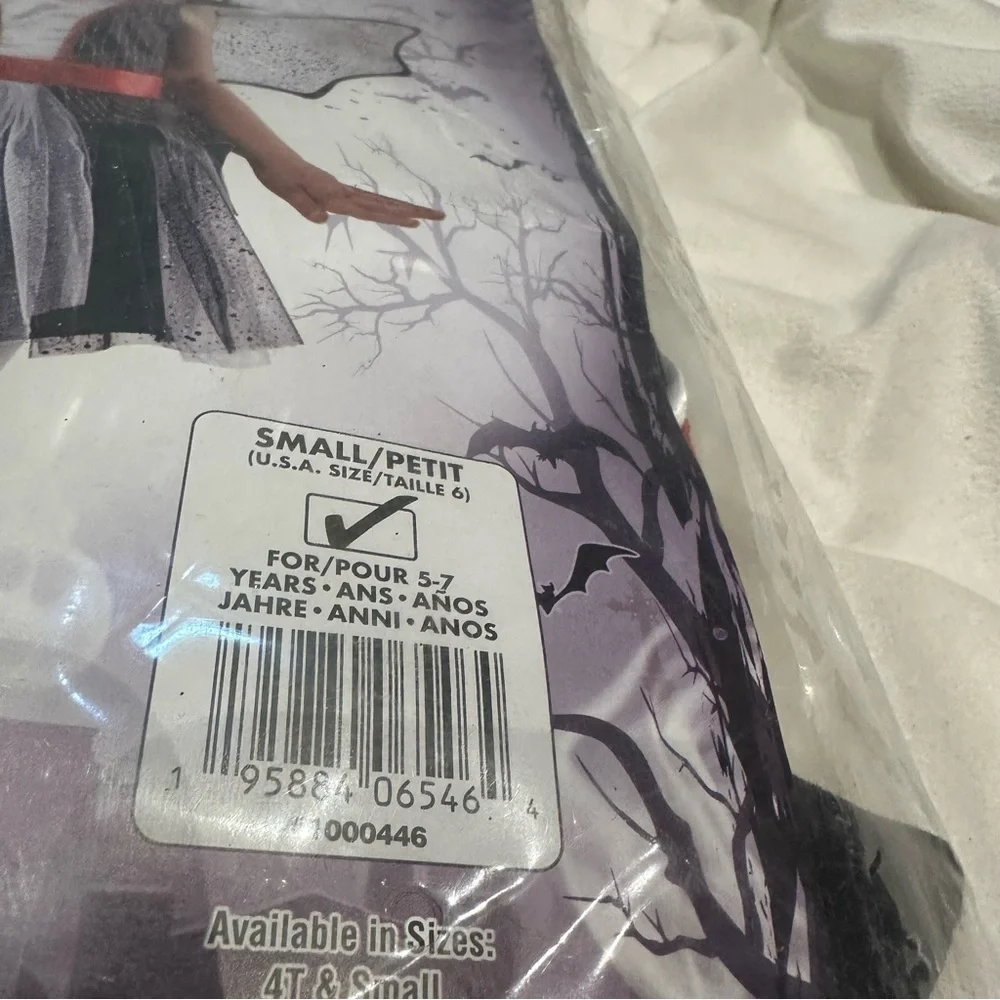 Rubies Halloween Bat Girl's Costume Size Small 5-7 years NWOT